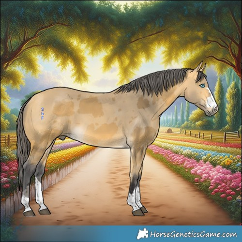 Horse Color:Buckskin Merle 