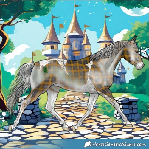 Horse Color:Plaid  Chocolate Palomino Onyx Tobiano Rabicano 