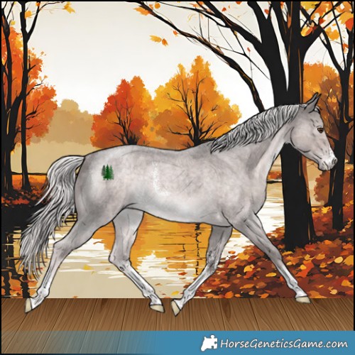 Horse Color:Platinum Chocolate Palomino Roan Sabino Rabicano 