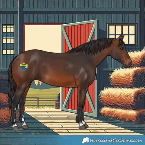 Horse Color:Brown 