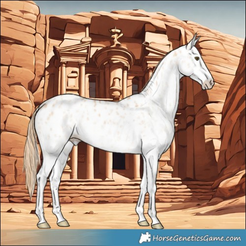 Horse Color:White Spotted Red Dun Appaloosa 