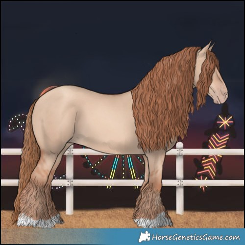 Horse Color:Gold Champagne Dun 