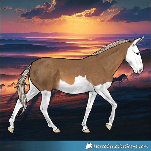 Horse Color:Chocolate Palomino Splash 