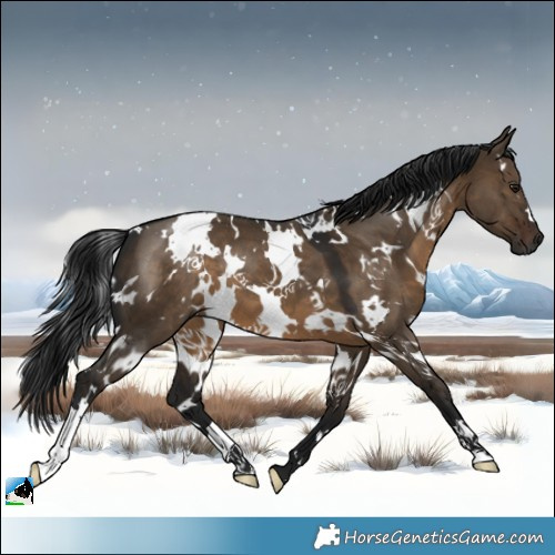 Horse Color:Gray White Spotted Brown Dun 