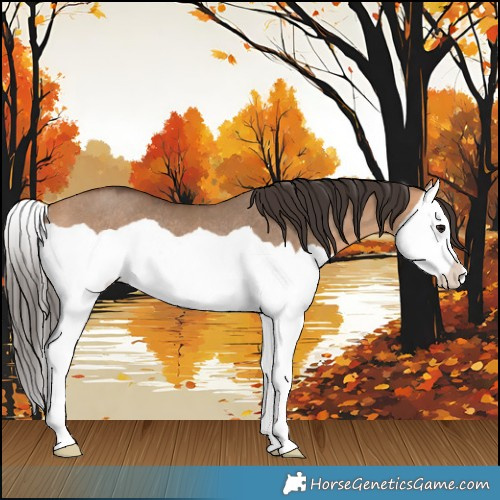 Horse Color:Bay Dun Splash Rabicano 
