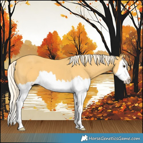 Horse Color:Palomino Sabino Splash 