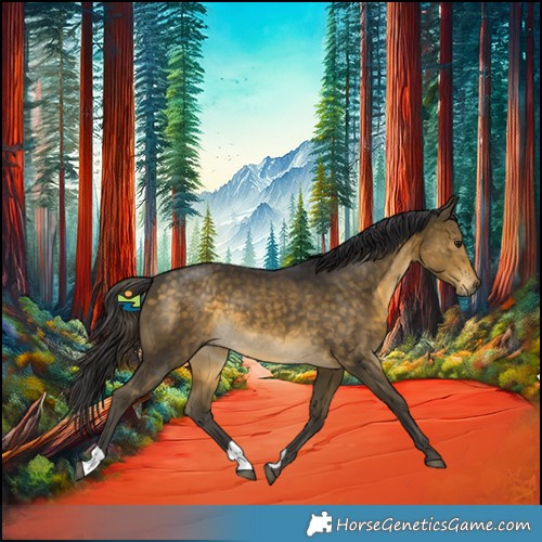 Horse Color:Buckskin 