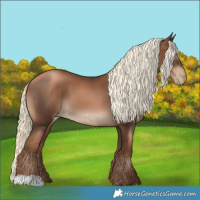 Horse Color:Gray Liver Chestnut Pearl Mushroom 