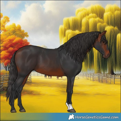 Horse Color:Bay 