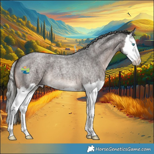 Horse Color:Liver Red Roan Mushroom Splash 