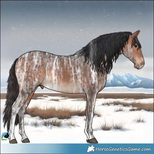 Horse Color:Powder White Bay Ice 