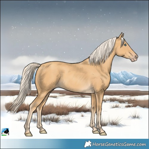 Horse Color:Gold Cream Champagne 