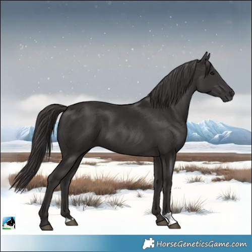 Horse Color:Smoky Black 