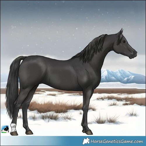 Horse Color:Black 