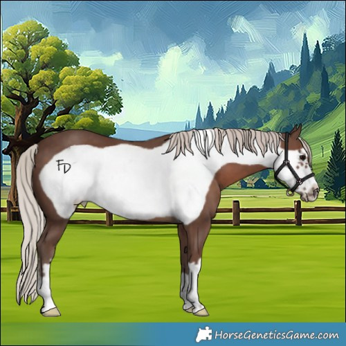 Horse Color:Silver Black Frame 