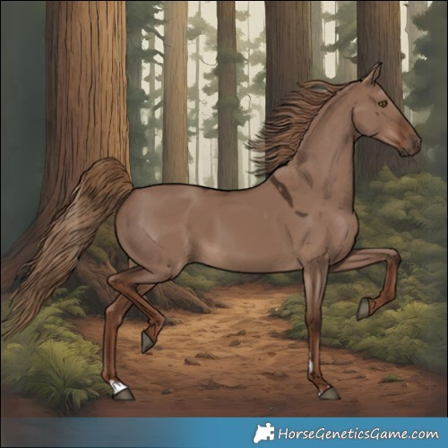 Horse Color:Liver Red Dun 