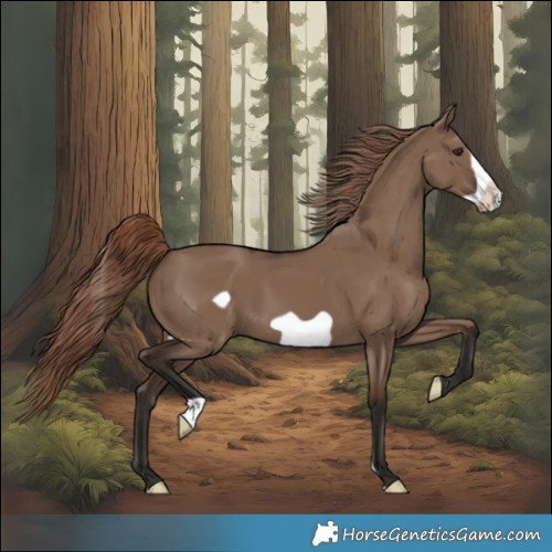 Horse Color:Liver Red Dun Frame