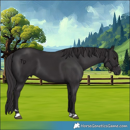 Horse Color:Smoky Black 