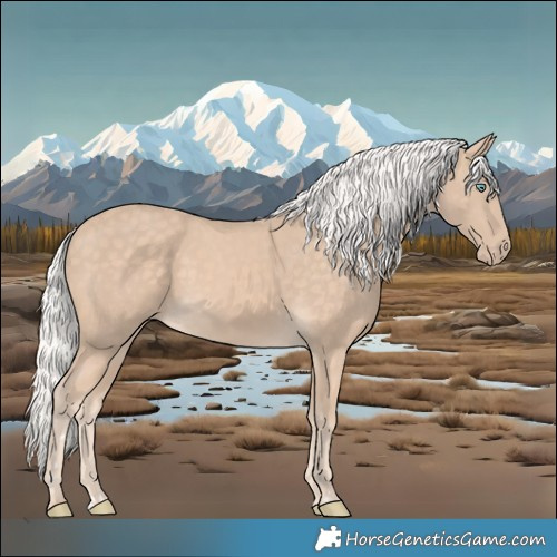 Horse Color:Silver Perlino 