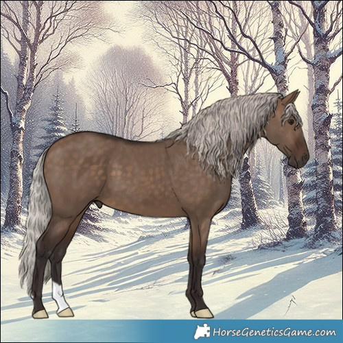 Horse Color:Silver Brown Dun