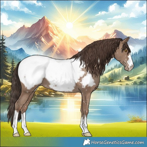 Horse Color:Classic Champagne Appaloosa 