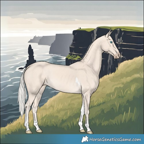 Horse Color:Cremello Tobiano