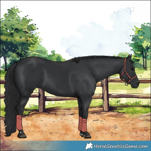 Horse Color:Black