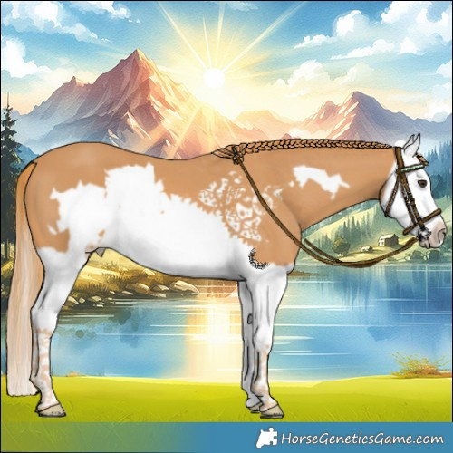 Horse Color:Chestnut Splash Frame 