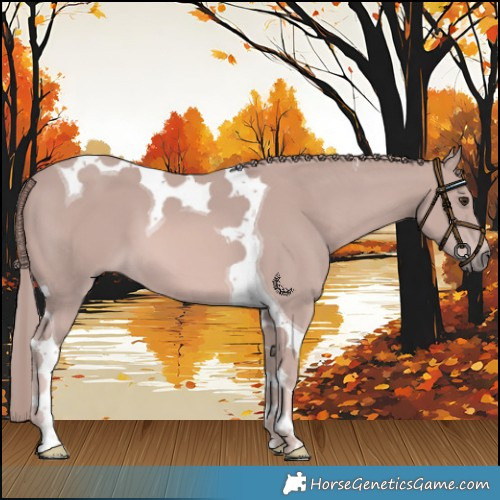 Horse Color:Platinum Chestnut Tobiano 