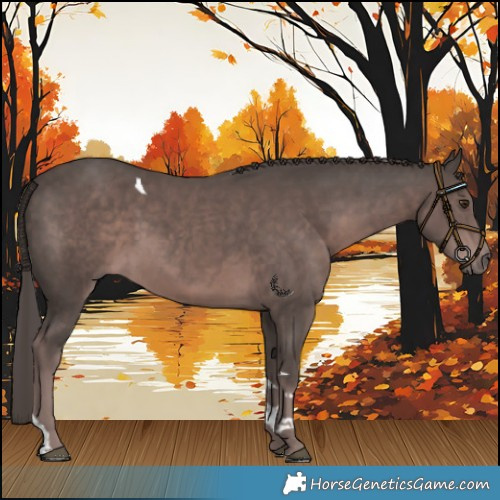 Horse Color:Platinum Liver Chestnut Tobiano 