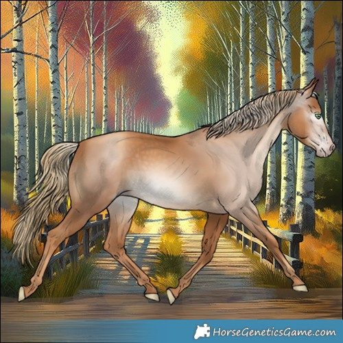 Horse Color:Gray Gold Champagne 