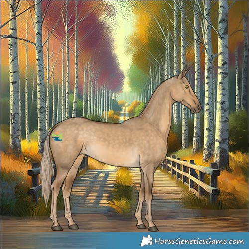 Horse Color:Chocolate Palomino Dun 