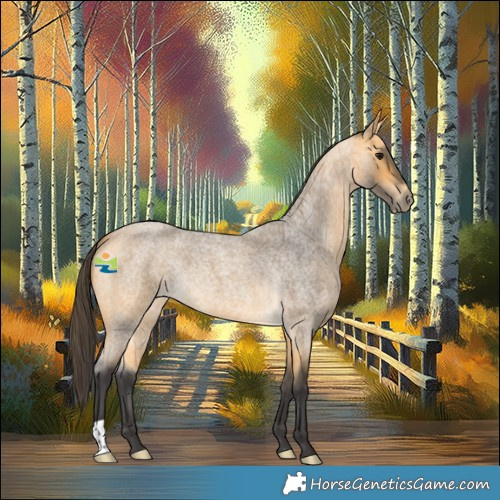 Horse Color:Buckskin Roan 