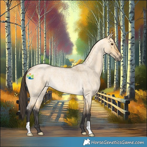 Horse Color:Buckskin Roan Dun Rabicano 