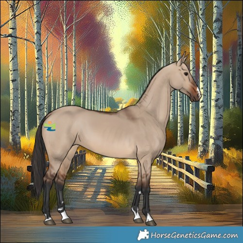 Horse Color:Brown Dun