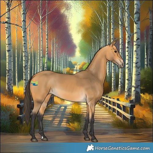 Horse Color:Buckskin 