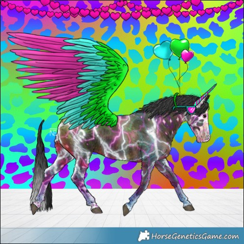 Horse Color:Black Splash 