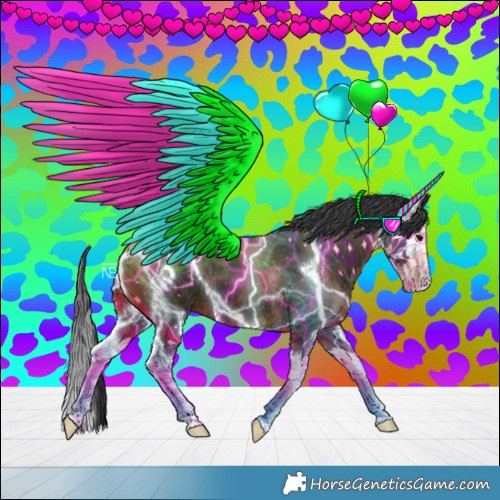 Horse Color:Black Splash 