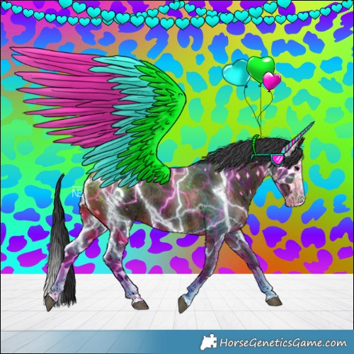 Horse Color:Black Splash 