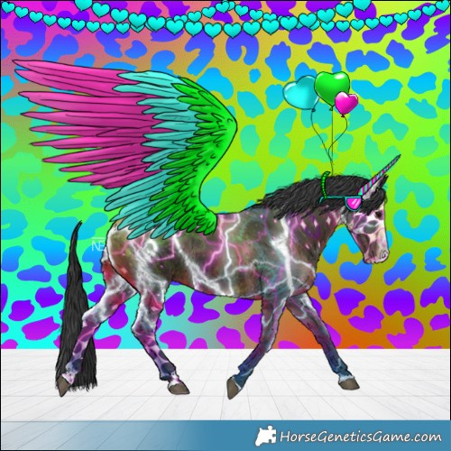 Horse Color:Black Splash 