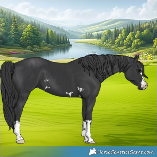 Horse Color:Black  and Black 