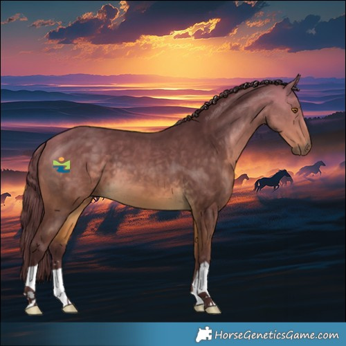 Horse Color:Chocolate Buckskin 