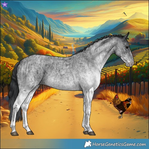 Horse Color:White Spotted Blue Roan Rabicano  and White Spotted Blue Roan Rabicano 