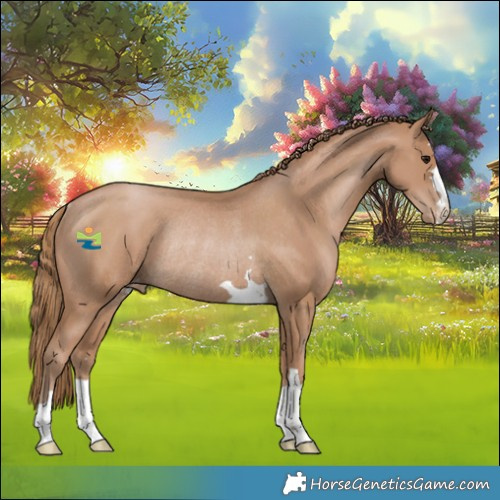 Horse Color:Black Pearl Appaloosa Rabicano 