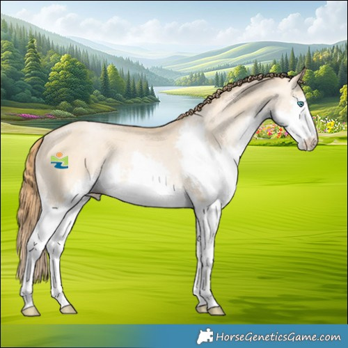Horse Color:Smoky Grullo Pearl Splash Rabicano 