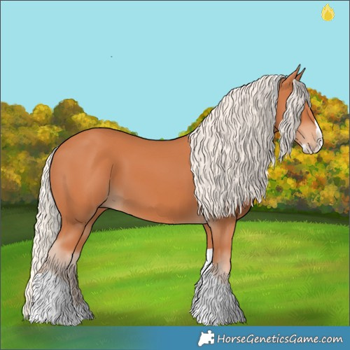 Horse Color:Chocolate Silver Bay Splash Tobiano 