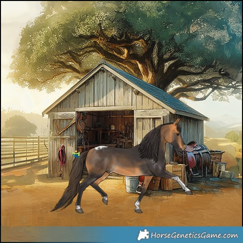 Horse Color:Buckskin Tobiano 