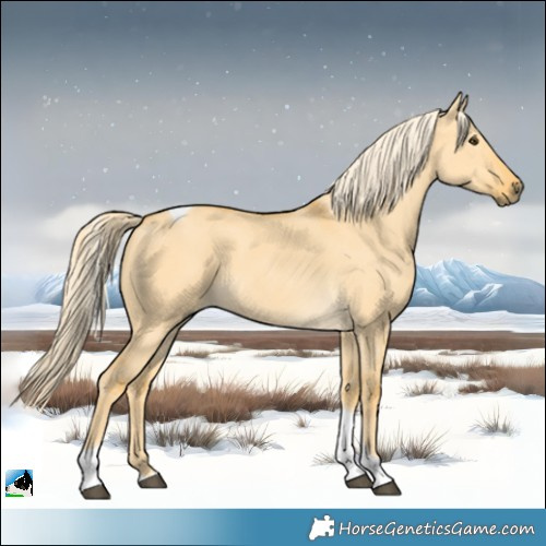 Horse Color:Palomino Dun Tobiano 