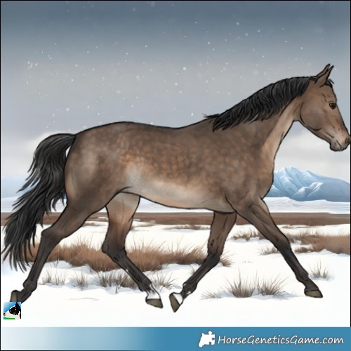 Horse Color:Brown Dun 
