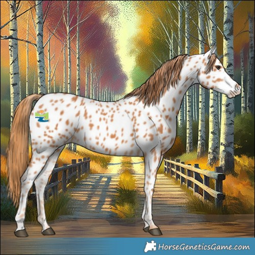 Horse Color:Chestnut Appaloosa 
